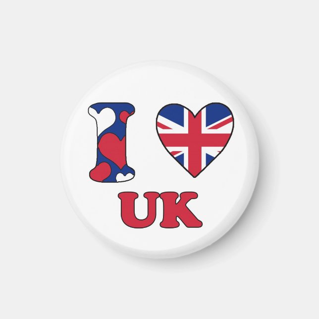 I KÄRLEK UK MAGNET (Framsidan)