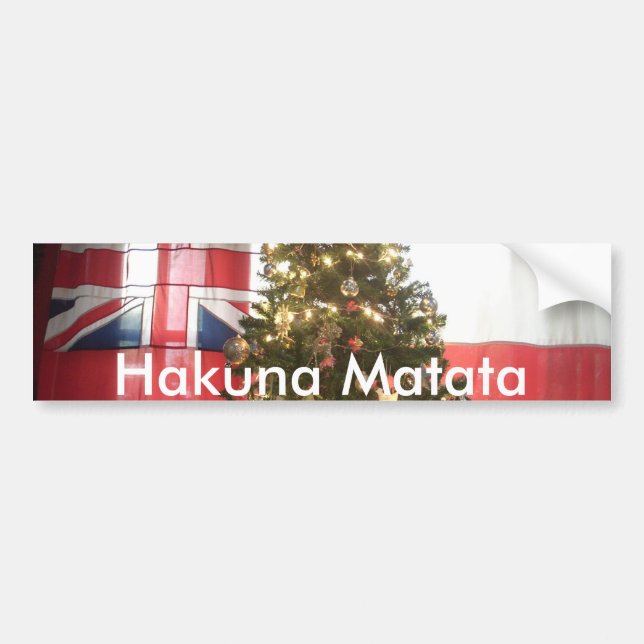 I Kärlek UK Time Bildekal (Framsidan)