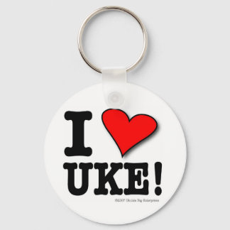 I KÄRLEK UKE Designer Keychain Nyckelring