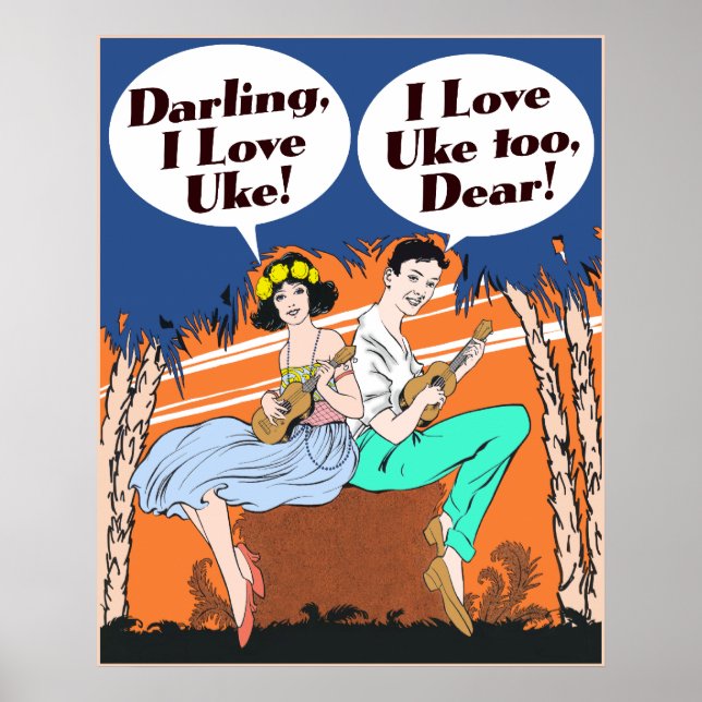 I Kärlek Uke Poster (Framsidan)