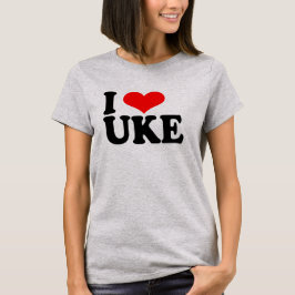 I Kärlek Uke Ukulele T Shirt