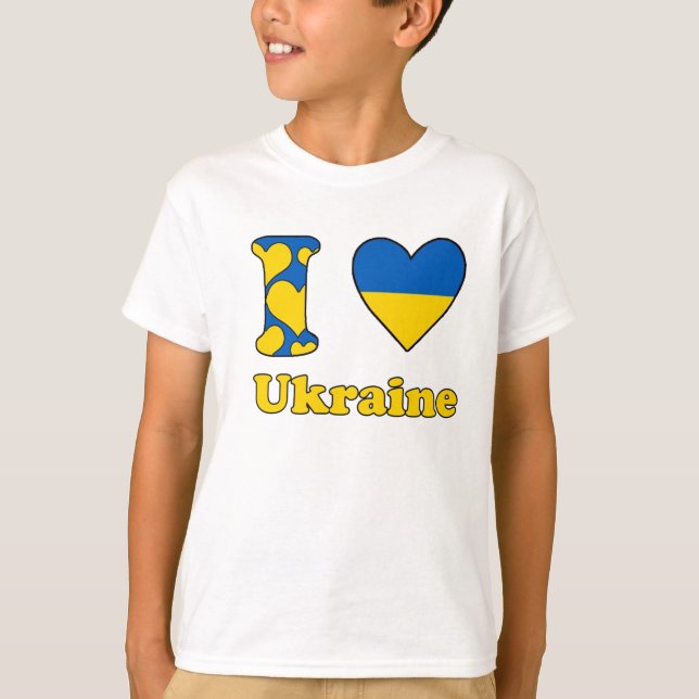 I kärlek Ukraina Tröja (Framsida)
