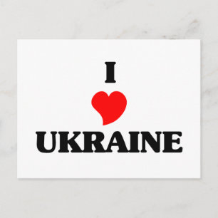 I Kärlek Ukraina Vykort