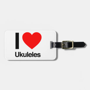i kärlek ukuleles bagagebricka