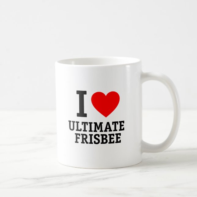 I Kärlek Ultimate Frisbee Kaffemugg (Höger)