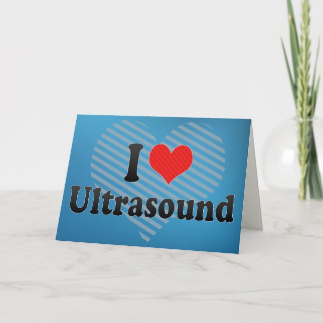 I Kärlek Ultrasound Kort (Framsida)