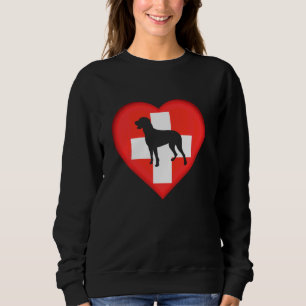 I Kärlek Underbara schweiziska bergsområdet Hund L T Shirt