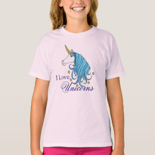 I Kärlek Unicorns T Shirt
