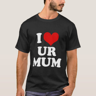 I Kärlek Ur Morsa Heart Funny T Shirt