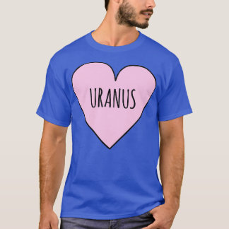 I Kärlek Uranus Astronomi och Uranus Älskare Valen T Shirt