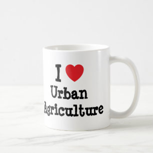 I kärlek Urban Agriculture anpassningsbar personl Kaffemugg