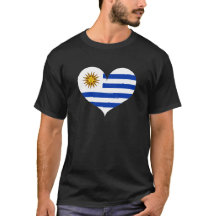 I Kärlek Uruguay Flagga