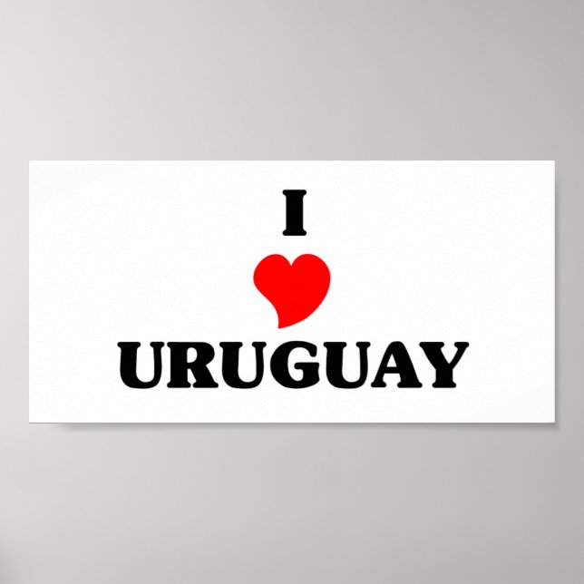 I Kärlek Uruguay Poster (Framsidan)