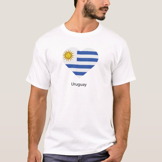 I Kärlek Uruguay T Shirt (Framsida)