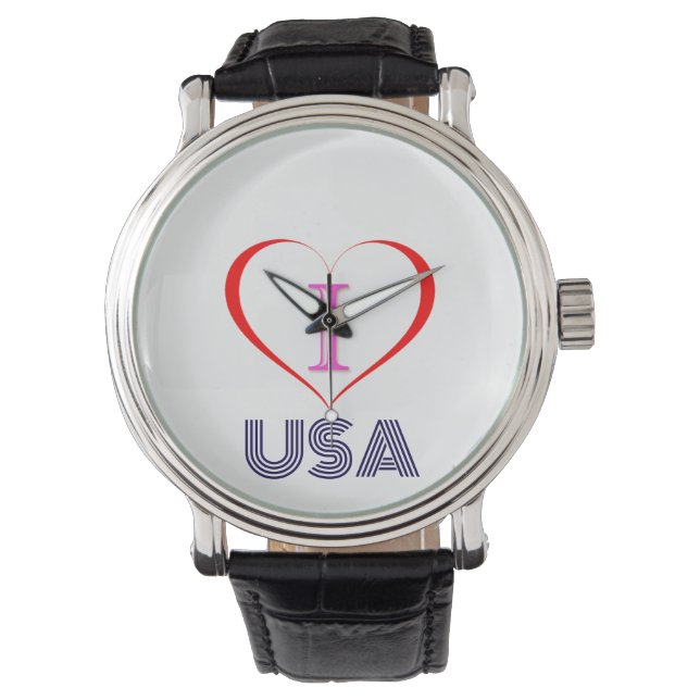 I KÄRLEK USA ARMBANDSUR (Framsida)