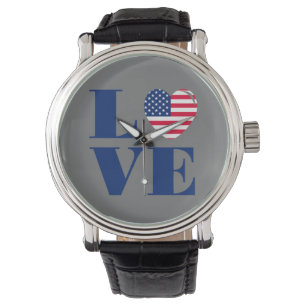 I KÄRLEK USA ARMBANDSUR