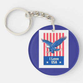 "I Kärlek USA" Eagle Flagga Design