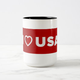 I KÄRLEK USA MUGG