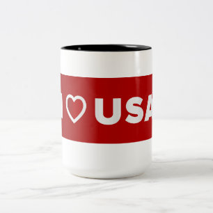 I KÄRLEK USA MUGG