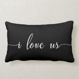 I Kärlek USA Pillow Modern Script Lumbarkudde