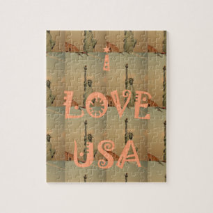 I KÄRLEK USA PUSSEL