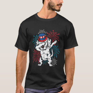 I Kärlek USA:s minnesdag veterandagen den 4 juli T Shirt