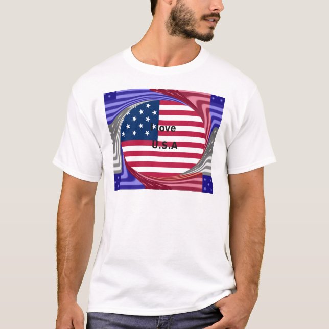 I KÄRLEK USA T-SHIRT (Framsida)
