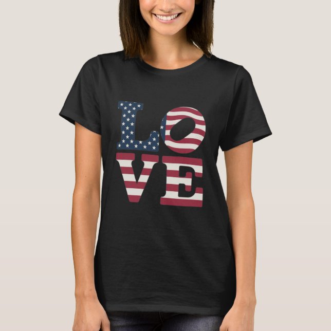 I KÄRLEK USA T SHIRT (Framsida)