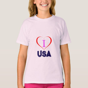 I KÄRLEK USA T SHIRT