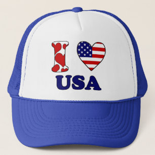 I KÄRLEK USA TRUCKERKEPS