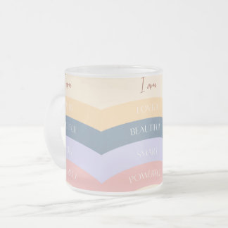 I kärlek vackra kaffe mugg