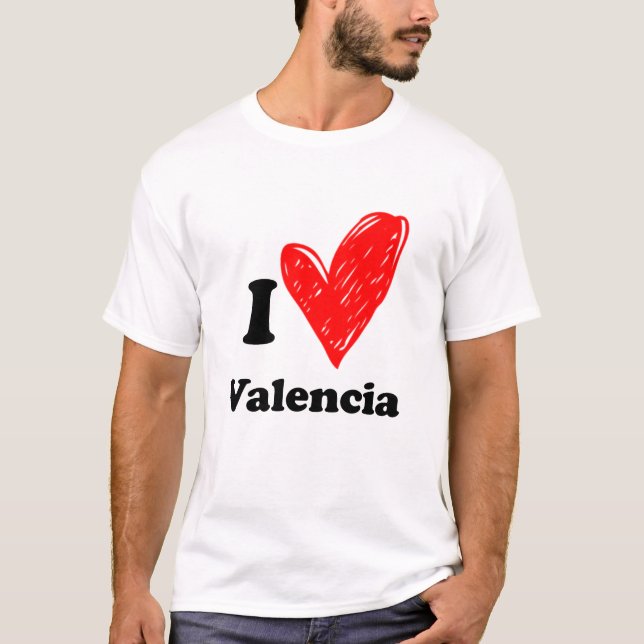 I kärlek Valencia T-Shirt (Framsida)