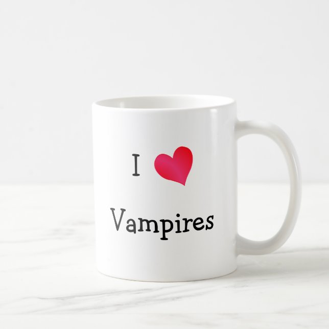 I Kärlek Vampires Kaffemugg (Höger)