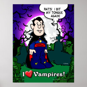 I Kärlek Vampires Poster