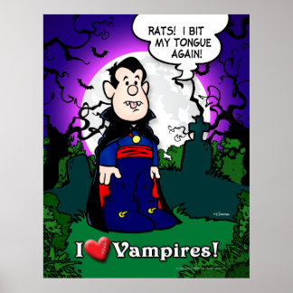 I Kärlek Vampires Poster