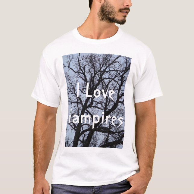 I kärlek Vampires T-shirt (Framsida)