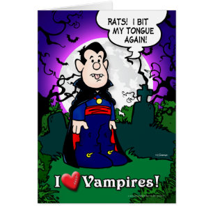 I Kärlek Vampyrerna Hälsningskort