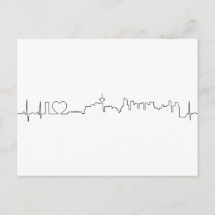 I kärlek Vancouver i ett exceptionellt ecg stil Vykort