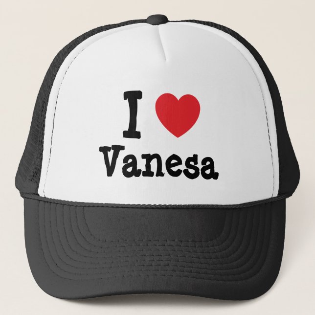 I kärlek Vanesa eart T-Shirt Keps (Framsida)