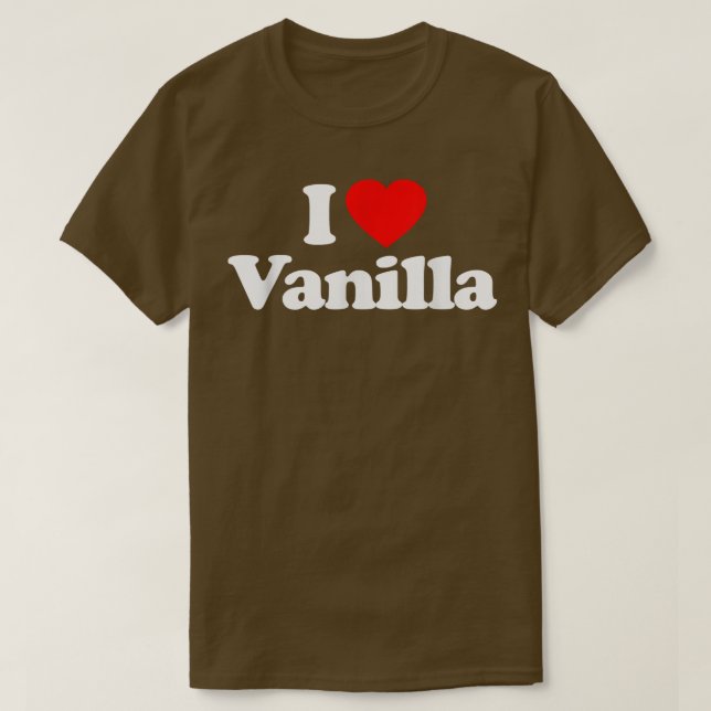 I Kärlek Vanilla Heart _ T Shirt (Design framsida)