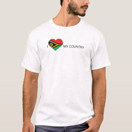 I Kärlek Vanuatu T Shirt