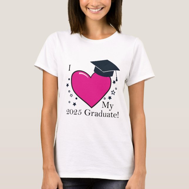I Kärlek Vår Student T Shirt (Framsida)
