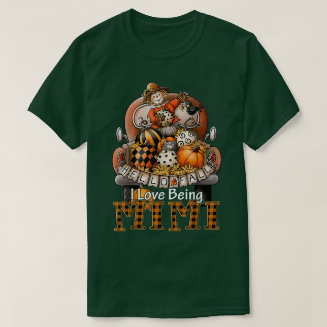 I Kärlek Vari Mimi Play Lastbil Farmer Pumpkin Spi T Shirt (Design framsida)