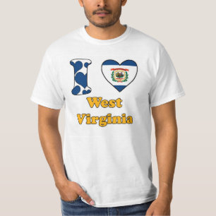 I kärlek Väster Virginia Tee Shirt