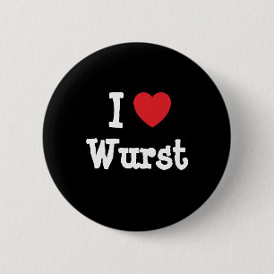 I kärlek västra hjärtat T-Shirt Knapp