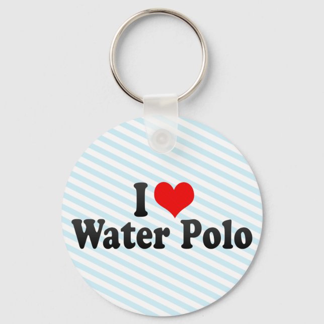 I Kärlek Vatten Polo Nyckelring (Framsida)
