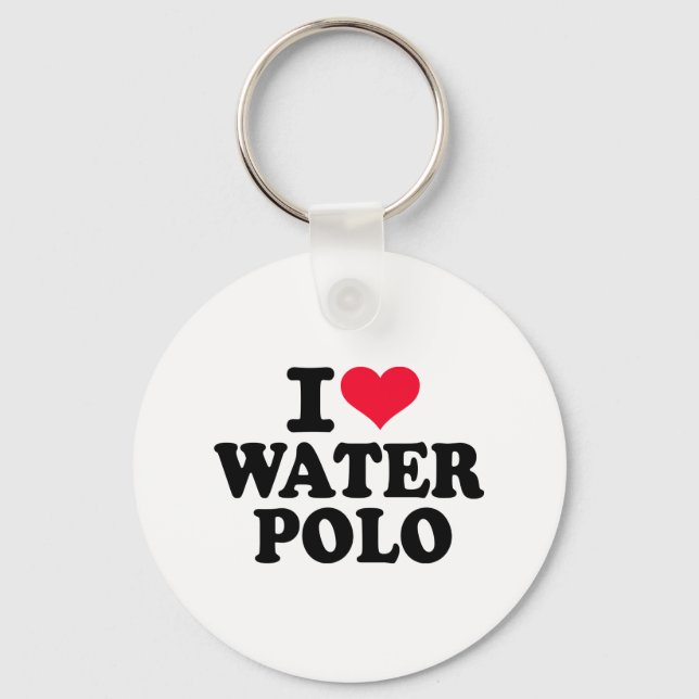 I kärlek Vatten Polo Nyckelring (Framsida)