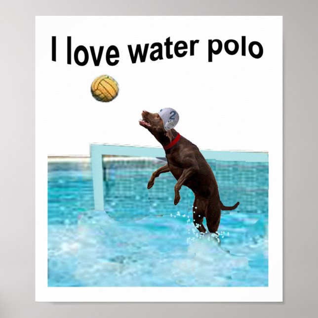 I kärlek vatten polo poster (Framsidan)