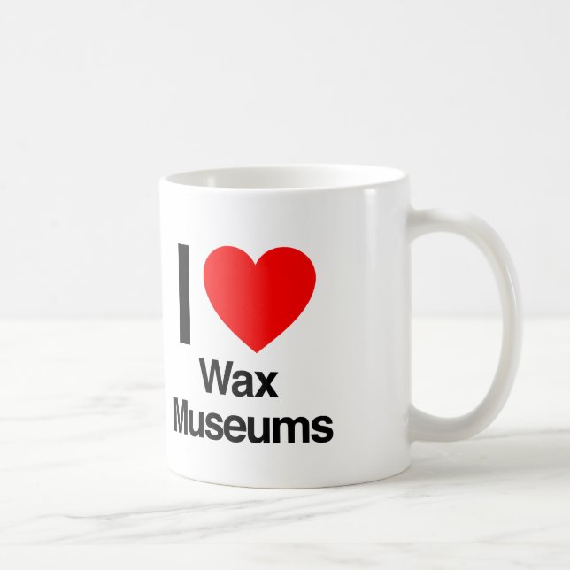 i kärlek vax museum kaffemugg (Höger)