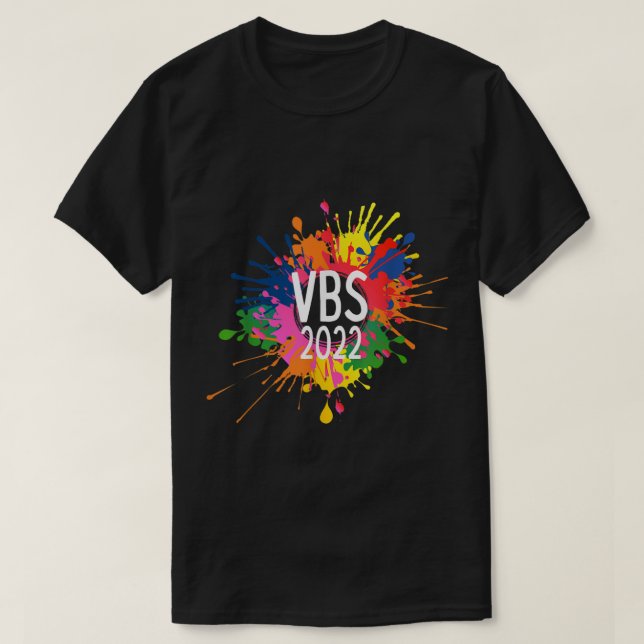 I Kärlek VBS 2022 Crew Vacation Bible School Paint T Shirt (Design framsida)
